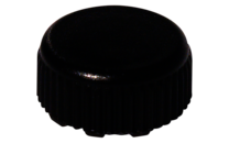 Schraubverschluss, schwarz, steril, passend für Mikro-Schraubröhren