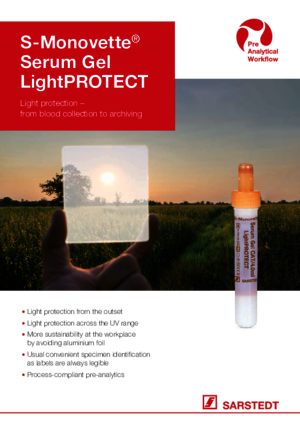 S-Monovette® Serum Gel LightPROTECT