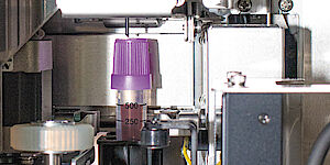 Processamento do Microvette® APT no analisador.