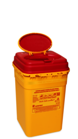 Entsorgungsbehälter, Multi-Safe euroMatic®, 4.000 ml, Biohazardkennzeichnung